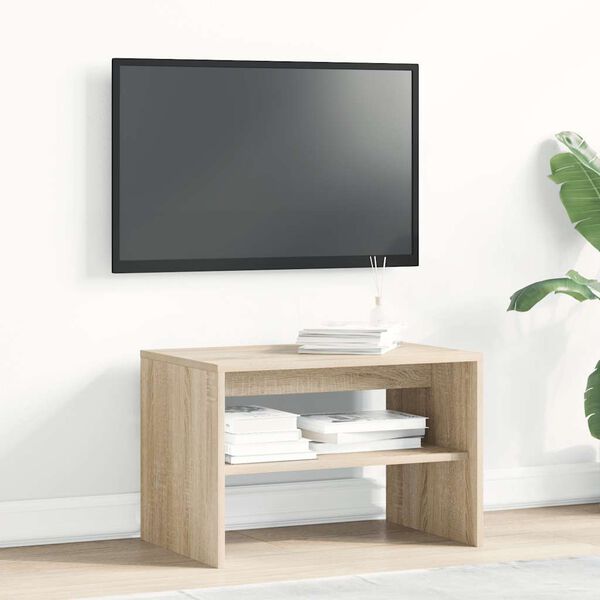 vidaXL TV Cabinet Sonoma Oak Engineered Wood Compact TV Cabinet