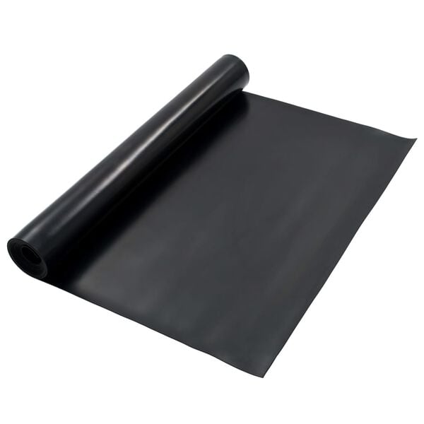vidaXL Floor Mat Anti-Slip Rubber 3.9x16.4' 0.12 " Smooth