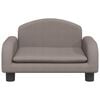 vidaXL Kids Sofa Taupe 19.7x15.7x11.8" Fabric