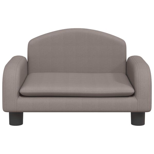 vidaXL Kids Sofa Taupe 19.7x15.7x11.8" Fabric