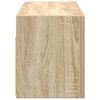 vidaXL Bathroom Wall Cabinet Sonoma Oak Engineered Wood Small