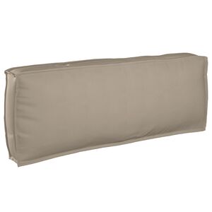 vidaXL Cushion Taupe 47.24 x 15.75 x 4.72 in Oxford Fabric