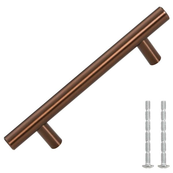 vidaXL Cabinet Handle Set of 10 Bronze Stainless Steel Standard