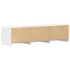 vidaXL TV Cabinet White Engineered Wood TV Cabinet Rectangular