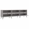 vidaXL TV Cabinet Grey Sonoma Engineered Wood Large TV Cabinet
