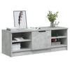 vidaXL TV Stand Concrete Gray 40.2"x14"x14.4" Engineered Wood