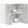 vidaXL Hanging Cabinet Concrete grey Engineered wood Modern