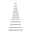 vidaXL&nbsp;Hanging Christmas Tree with Top Star 29.1x59.1" Natural Branch