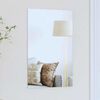 vidaXL Wall Mirror Rectangular 23.62 x 15.75 in Tempered Glass