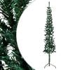 vidaXL Artificial Half Christmas Tree Green PVC 70.9 in