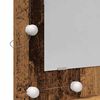 vidaXL Mirror Cabinet with Shelf Old wood 23.62 x 12.40 x 24.41 in