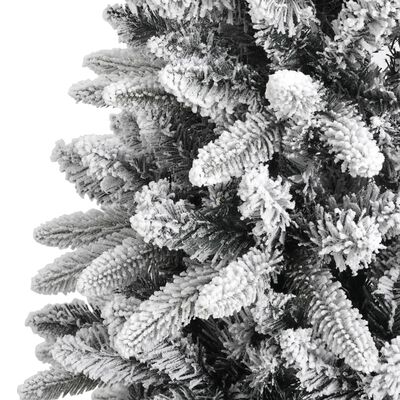 vidaXL Artificial Christmas Tree with Flocked Snow 70.9" PVC&PE