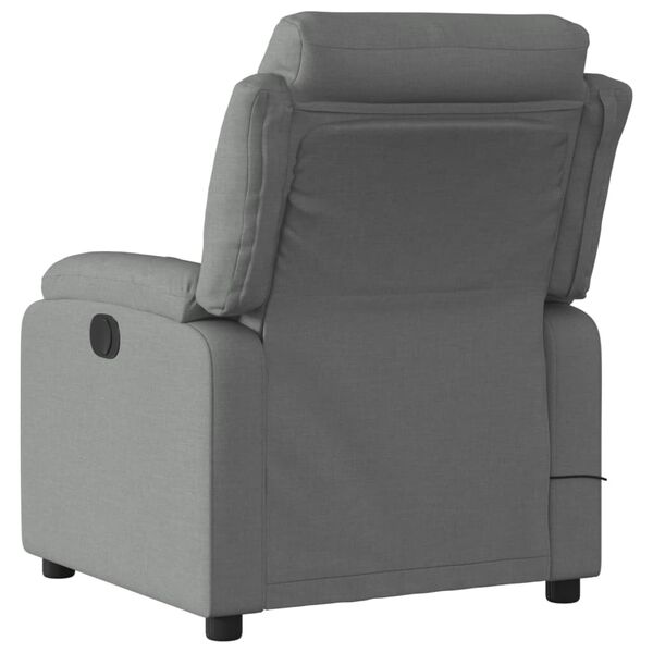 vidaXL Massage Recliner Chair Dark Grey