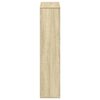 vidaXL Bookcase Sonoma oak Engineered wood Medium Bookcase Rectangular