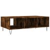 vidaXL Coffee Table Smoked Oak Engineered wood, iron Medium Coffee Table