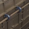 vidaXL Storage Box Brown Plastic with wood texture Large