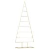 vidaXL Metal Christmas Tree for Decoration Black 70.9"