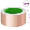 vidaXL Double Sided Copper Tape Copper 2000 x 5 cm Copper