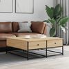 vidaXL Coffee Table Sonoma Oak Engineered wood Medium Coffee Table