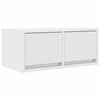 vidaXL TV Cabinet White Engineered Wood Compact TV Cabinet Rectangular
