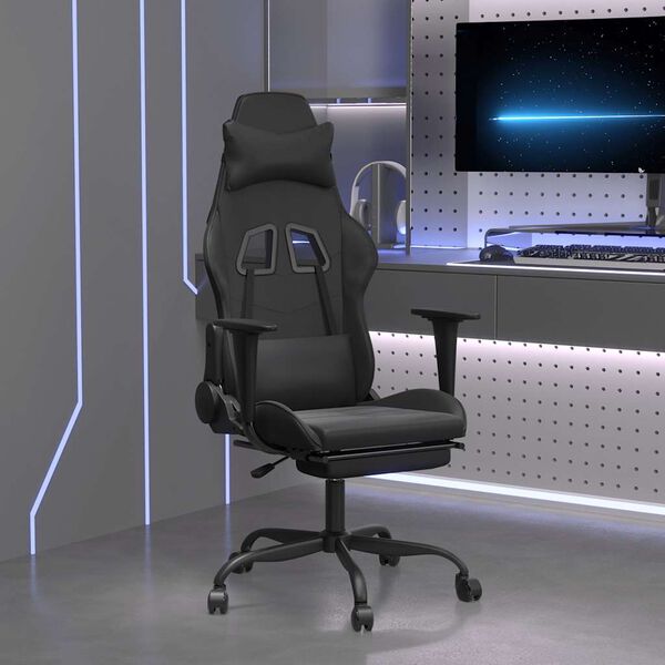 vidaXL Gaming Chair Black
