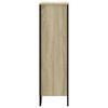 vidaXL Bookcase Sonoma oak Engineered wood Medium Bookcase Rectangular