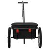 vidaXL Bike Trailer/Hand Wagon 61.0x23.6x32.7" Steel Black
