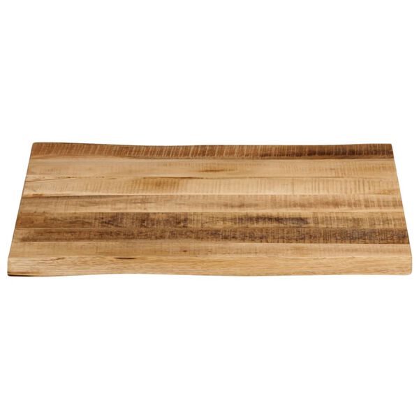 vidaXL Table Top Natural Mango Wood Solid Mango Wood 31.5x31.5x1.5 in