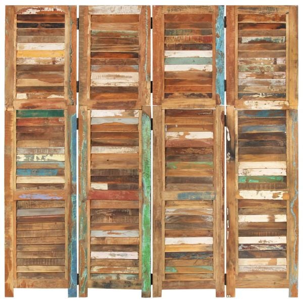 vidaXL Room Divider 66.1" Solid Wood Reclaimed