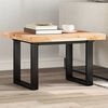 vidaXL Table Top Natural Solid Acacia wood 23.6 x 23.6 in Durable