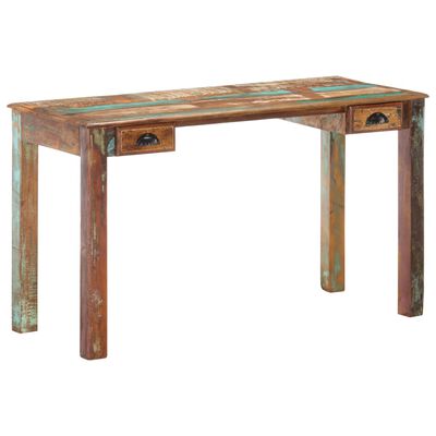 vidaXL Desk 51.2"x21.7"x29.9" Solid Reclaimed Wood