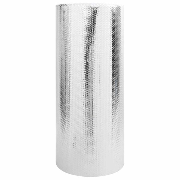 vidaXL Radiator Heat Reflector Silver 16.40 x 3.28 ft Polyethylene