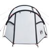 vidaXL Camping Tent Tunnel 2-Person White Blackout Fabric Waterproof