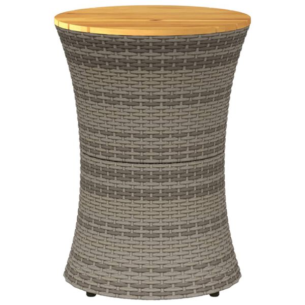 vidaXL Garden Side Table Grey