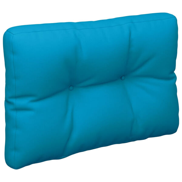 vidaXL Pallet Cushion Light blue 100% Polyester 19.7" x 15.7" x 4.7