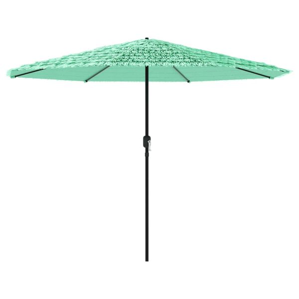 vidaXL Garden Parasol Green Polyester Large Durable Garden Parasol