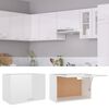 vidaXL Hanging Cabinet High gloss white Engineered wood