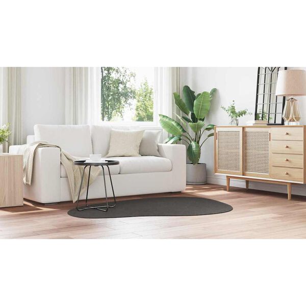 vidaXL Carpet Folding HUARTE Anthracite 47.24 x 66.93 in Polyester