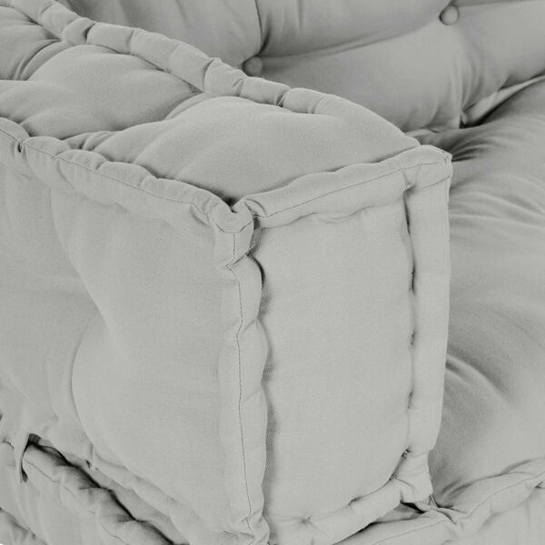 vidaXL Pallet Sofa Cushion Gray fabric