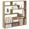 vidaXL Wall Cube Shelf Artisan oak Engineered wood Medium