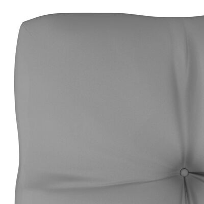 vidaXL Pallet Sofa Cushion Gray 22.8"x22.8"x4"