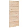 vidaXL Barn Door 35.4"x81.9" Solid Wood Pine