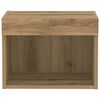 vidaXL TV Cabinet Set Artisan Oak 15.75 x 11.81 x 11.81 in