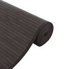 vidaXL Rug Dark brown Bamboo 39.4 x 157.5 in Water-resistant materials