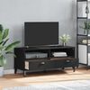 vidaXL TV Stand Black Engineered wood, Plastic Medium TV Cabinet