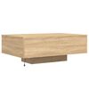vidaXL Coffee Table Sonoma oak Engineered wood 33.5 x 21.7 x 12.2 in