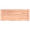 vidaXL Wall Shelf Light brown Solid oak wood 31.5x11.8x0.8 in