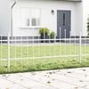 vidaXL Garden Fence White 680 x 75 cm