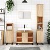 vidaXL Bathroom Cabinet Sonoma Oak Engineered wood