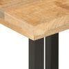 vidaXL Nesting Coffee Table Rough Mango and Black